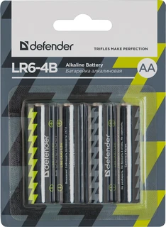 Батарейка AA Defender LR6-4B