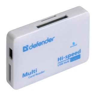 Универсальное USB устройство Defender COMBO TINY картридер+хаб