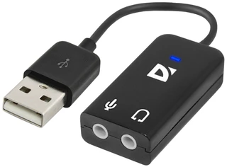 Внешняя USB звуковая карта Defender Audio USB USB - 2х3.5 мм jack, 0.1 м