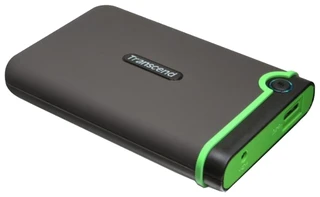 Внешний жесткий диск Transcend Storejet 500GB (TS500GSJ25M3) Gray-Green