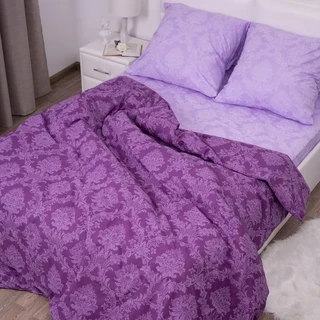 Комплект постельного белья Миланика Нефрит, 2 спальный, поплин-жаккард, наволочки 70х70 см 