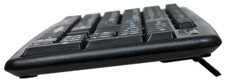 Клавиатура проводная Oklick 90M USB, черный, мембранная, 104кн., 1.35м 