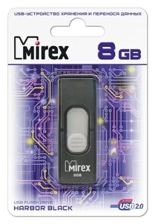 Флеш накопитель Mirex Harbor 8GB черный