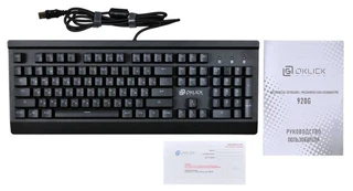 Клавиатура игровая OKLICK 920G Iron Edge Black USB 