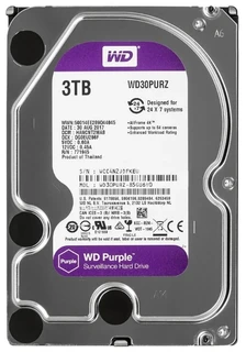 Жесткий диск Western Digital Purple 3TB (WD30PURZ) 
