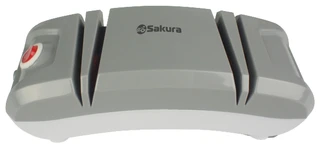 Электроножеточка Sakura SA-6604WG белый/серый