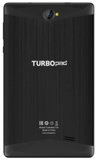 Планшет Turbo TurboPad 724 7.0" A7/RAM1Gb/ROM8Gb/1280x800/WiFi/3G/GPS/2+0.3Mp/IPS/2xSim/2500mAh/And6.0/Black 