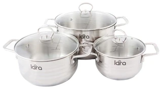 Набор посуды LARA LR02-80 Standart 6 предметов 