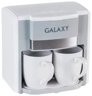 Кофеварка Galaxy GL 0708 белый 