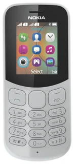 Сотовый телефон Nokia 130 DS серый 
