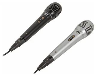 Микрофон BBK CM215, черный/серебро 