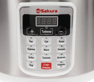 Мультиварка Sakura SA-7764WS, белый 