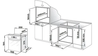 Электрический духовой шкаф GEFEST ЭДВ ДА 602-02, белый 