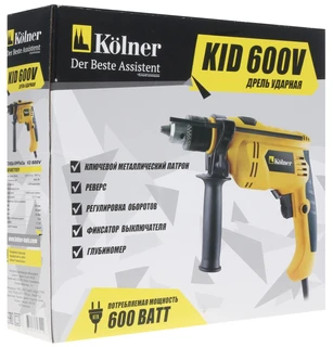 Дрель ударная Kolner KID-600V 