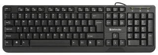 Клавиатура проводная Defender OfficeMate HM-710 черный USB