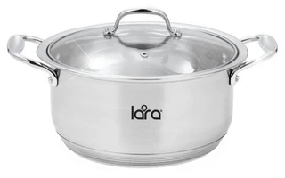 Набор посуды LARA LR02-105  кастрюли 2.3л + 4,2л 