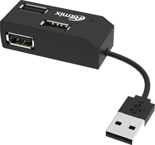 Концентратор USB Ritmix CR-2403, черный