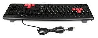 Клавиатура игровая Nakatomi Navigator KN-02U Black-Red 