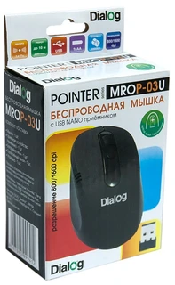 Мышь беспроводная Dialog Pointer MROP-03U 