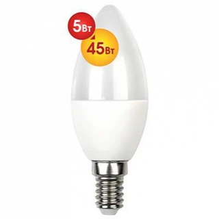 Лампа светодиодная Dialog C37-E14-5w-3000k