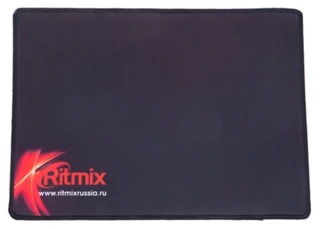 Коврик игровой для мыши Ritmix MPD-050 черный/красный, 330x240x3 мм 