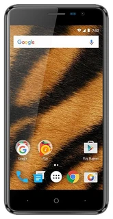 Смартфон 5.0" Vertex Impress Tiger (4G), черный 
