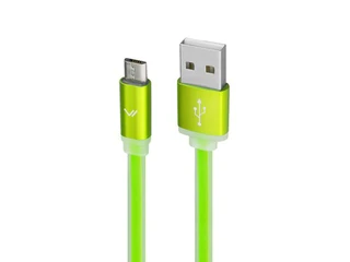Кабель Vertex FANCY USB 2.0 Am - microUSB, Kiwi, зеленый