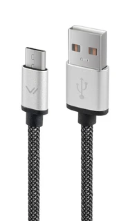 Кабель Vertex USB 2.0 Am - microUSB 1А, 1.0 м, черный