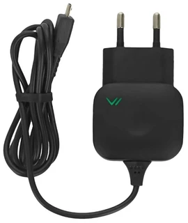 Сетевое зарядное устройство Vertex Slim Line USB чёрный 