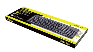 Клавиатура Ritmix RKB-155 Black USB 