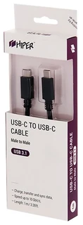 Кабель HIPER USB Type-C - USB Type-C (C300) 1 м 
