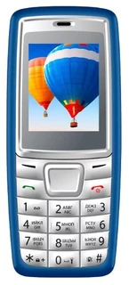 Сотовый телефон Vertex M111, синий/серый 