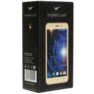 Смартфон 5.0" Vertex Impress Luck (3G) золотой 