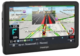 Автомобильный навигатор GPS PRESTIGIO GeoVision 7059 Progorod, 7",800х480 LCD,4GB,Win CE, проигрывание видео 