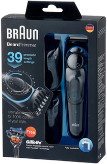 Триммер Braun BT3040 для бороды и усов + Gilette Fusion ProGlide 