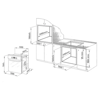 Электрический духовой шкаф GEFEST ЭДВ ДА 602-02 С, серый 