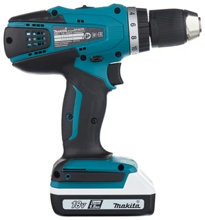 Дрель-шуруповерт Makita DF457DWE 