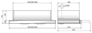 Вытяжка Elikor Интегра Glass 45Н-400-В2Д 