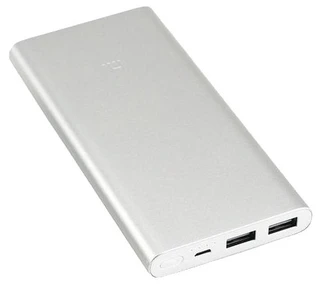 Внешнее дополнительное зарядное 10000mAh Xiaomi Mi Power Bank 2S silver (VXN4228CN) 