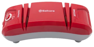 Электроножеточка Sakura SA-6604R бело/красный
