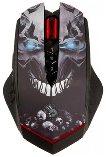 Мышь беспроводная A4TECH Bloody R80 SKULL Black USB 