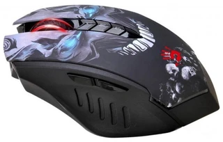 Мышь беспроводная A4TECH Bloody R80 SKULL Black USB 