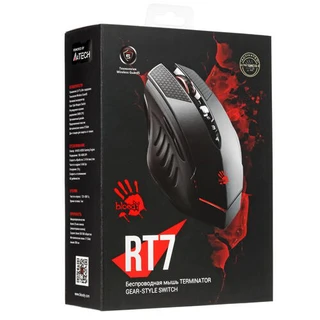 Мышь беспроводная A4TECH Bloody Warrior RT7 Black USB 