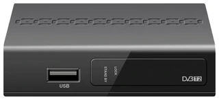 Ресивер DVB-T2 Hyundai H-DVB100 черный