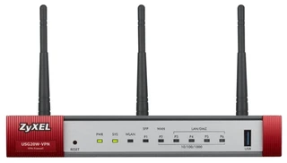 Сетевой экран Zyxel USG20W-VPN (USG20W-VPN-RU0101F) 10/100/1000BASE-TX, серебристый 