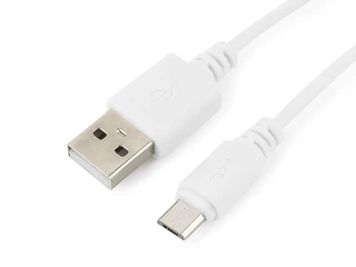 Кабель USB2.0 Am - microUSB 1.0м,  2А, Vertex, белый