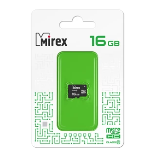 Карта памяти microSDHC Mirex 16 ГБ 