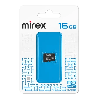 Карта памяти microSDHC Mirex 16GB (13612-MCROSD16)