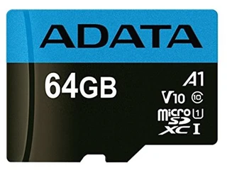 Карта памяти MicroSDXC ADATA Premier 64GB Class 10 UHS-I + адаптер SD 