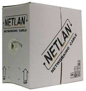 Кабель витая пара NETLAN CCA-UU004-5E-PVC-GY 